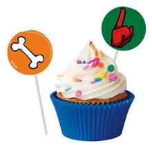 Bandeirinha para Docinhos Dupla Face Festa Among Us - 08 unidades - Festcolor - Rizzo