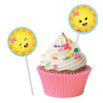 Bandeirinha Topper Doces Salgados Festa Raio de Sol 8 Uni Festcolor - Inspire sua Festa Loja Bandeirinha Topper Doces Salgados Festa Raio de Sol 8 Uni Festcolor - Inspire sua Festa Loja