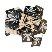 Bandeirinhas De Pirata Para Festa Infantil 10un. Toppers De Cupcake Caveira Decoração De Aniversário Bandeirinhas De Pirata Para Festa Infantil 10un. Toppers De Cupcake Caveira Decoração De Aniversário