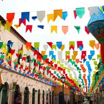 Bandeirinhas Juninas - 10 metros - Decoração Festa Junina - PARTY DREAM
