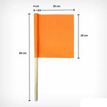 Bandeirola De Sinalização Rodovias Cx Com 30 Pç