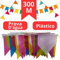 Bandeirola Festa Junina Bandeirinhas Plasticas 300 Metros