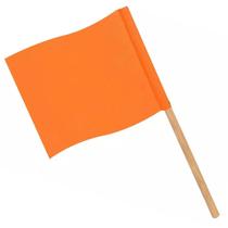 Bandeirola para sinalização com cabo 30 x 35 cm 4 unidades - Plastcor Bandeirola para sinalização com cabo 30 x 35 cm 4 unidades - Plastcor