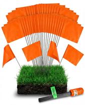 Bandeirolas de marcação para jardim ACE Supply, pacote com 50 unidades, 10 x 13 x 38 cm Bandeirolas de marcação para jardim ACE Supply, pacote com 50 unidades, 10 x 13 x 38 cm