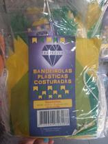 Bandeirolas plásticas costuradas