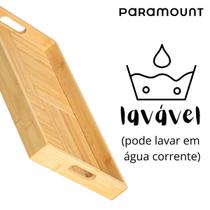 Bandeja 100% Bambú C/alça 43x27 Café Da Manhã Paramount Bandeja 100% Bambú C/alça 43x27 Café Da Manhã Paramount