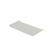 Bandeja 15 x 30 cm Branca de Policarbonato Coffee Vemplast