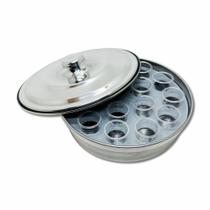 Bandeja 16 Cálices / 20 Centímetros - Prata