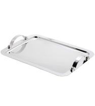 Bandeja 28,5 Por 22,5cm Aço Inox Com Alça Manhattan Bandeja 28,5 Por 22,5cm Aço Inox Com Alça Manhattan
