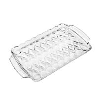 Bandeja 35 cm de cristal com alça transparente Angel Wolff - 35224 Bandeja 35 cm de cristal com alça transparente Angel Wolff - 35224