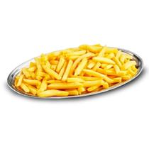 Bandeja Aço Inox Para Servir 20x14 Oval Rasa - Dolce Home