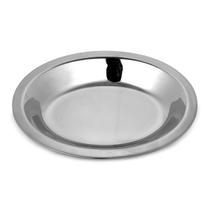 Bandeja Aço Inox Para Servir 25x19 Oval Rasa - Dolce Home