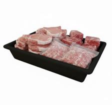 Bandeja Açougue Caixa Frigorifica Carnes PRETA 7lt - 2Un Bandeja Açougue Caixa Frigorifica Carnes PRETA 7lt - 2Un