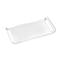 Bandeja Acrílica Hara Transparente Dobrada 32x20x4 cm Bandeja Acrílica Hara Transparente Dobrada 32x20x4 cm