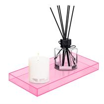 Bandeja acrílica ROYALITA para bancada de banheiro rosa Bandeja acrílica ROYALITA para bancada de banheiro rosa