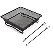 Bandeja alimentadora de pássaros Railing 20x20cm para varanda/deck/alpendre Bandeja alimentadora de pássaros Railing 20x20cm para varanda/deck/alpendre