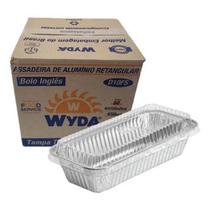 Bandeja Alumínio com Tampa Pet 650ml Bolo Inglês D10FS Caixa c/50 - Wyda Bandeja Alumínio com Tampa Pet 650ml Bolo Inglês D10FS Caixa c/50 - Wyda
