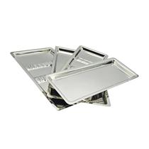 Bandeja Autoclavável em Inox p/ Esterilização de Instrumentos - Lysanda Tamanho:PTipo:C/ Divisória