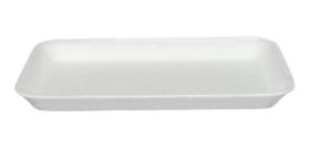 Bandeja B4 de Isopor Rasa Branca com 400 unidades