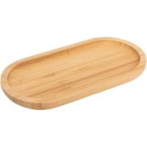 Bandeja Bambu Oval 24cm Ecokitchen Mimo Style Tábua Travessa Gamela Petisqueira