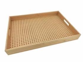 Bandeja Bambu Retangular Palhinha 39Cm Mimo Style Bandeja Bambu Retangular Palhinha 39Cm Mimo Style