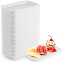 Bandeja BATTIPAW de Espuma Descartável Branca 20x12x2,5 cm 60 unidades Bandeja BATTIPAW de Espuma Descartável Branca 20x12x2,5 cm 60 unidades