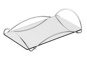 Bandeja Bia Cromado 16,5x26,5cm