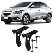 Bandeja + Bieleta Chevrolet Onix Dianteira 2013 Até 2019 O Par Bandeja + Bieleta Chevrolet Onix Dianteira 2013 Até 2019 O Par