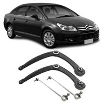 Bandeja + Bieleta Citroen C4 Pallas Dianteira 2007 Até 2013 O Par