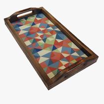 Bandeja Café da Manhã Grande com 2 azulejos Bandeja Café da Manhã Grande com 2 azulejos