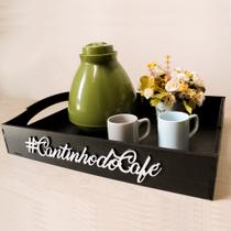 Bandeja Café Da Manha Grande Servir Organizar Mesa MDF