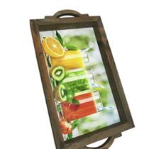 bandeja café da manha madeira reforçada 47x24x5 bandeja café da manha madeira reforçada 47x24x5