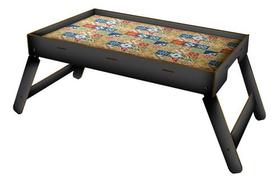 Bandeja Café Da Manhã Retrátil - Ladrilhos Coloridos - RK