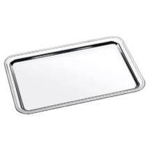 Bandeja Café Inox Tramontina Retangular Rasa 49x33 Grande