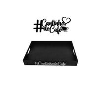 Bandeja Cantinho Do Café Xícaras Com Aplique Café Bandeja Cantinho Do Café Xícaras Com Aplique Café