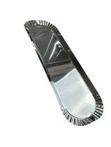 Bandeja canto crespo inox 45,3x15cm em inox ba-05 rocambole