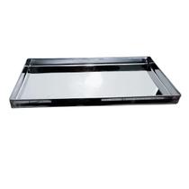Bandeja Canto Lisa Inox 25x15x2 cm Roldan Bandeja Canto Lisa Inox 25x15x2 cm Roldan