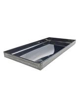 BANDEJA CANTO LISO INOX 40x2x20CM BANDEJA PADARIA