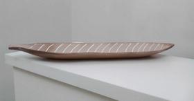 Bandeja Centro De Mesa Folha Decorativa Em Mdf Média