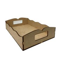 Bandeja Cesto Liso Retangular M 25x17x6