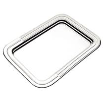 Bandeja Ciclo Retangular Tramontina em Aço Inox 42x30 cm