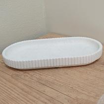 Bandeja cimento off white 15x30x3,5cm Bandeja cimento off white 15x30x3,5cm