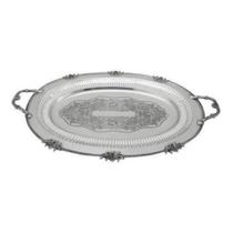 Bandeja Classica Oval Finos Detalhes c alças Luxo Bandeja Classica Oval Finos Detalhes c alças Luxo