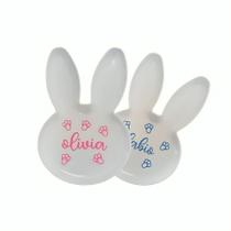 Bandeja Coelho Personalizada com Nome - Branco - 1 unidade - Rizzo Bandeja Coelho Personalizada com Nome - Branco - 1 unidade - Rizzo