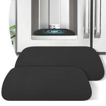 Bandeja coletora de geladeira LOPNUR Cuttable 23x8cm preta, pacote com 2