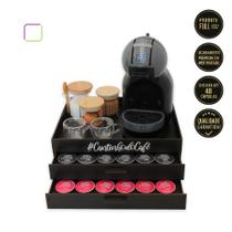 Bandeja com 2 Gavetas Porta Cápsulas Dolce Gusto Cantinho do Café