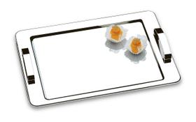 Bandeja com Alça Brinox Átina 40 x 28 cm Aço Inox