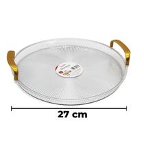 Bandeja Com Alças Prato De Bancada Para Mesa De Centro Sala De Jantar Quarto Hotel Acrílica Transparente Bandeja Com Alças Prato De Bancada Para Mesa De Centro Sala De Jantar Quarto Hotel Acrílica Transparente