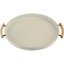 Bandeja com Alças Sense 41,5 x 37 x 3cm - Bege