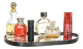 Bandeja Com Espelho Decoração Bar Lavabo Banheiro Sala Cosméticos Perfumes Taças Luxo Bandeja Com Espelho Decoração Bar Lavabo Banheiro Sala Cosméticos Perfumes Taças Luxo